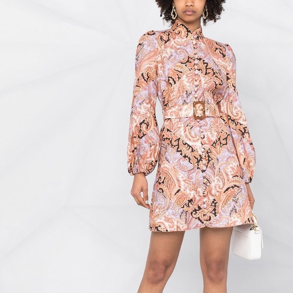 botanica belted mini dress